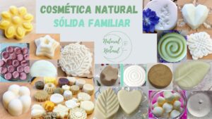 Cosmética natural sólida familiar