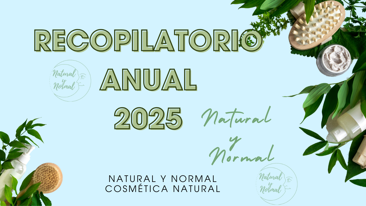 Recetario Recopilatorio anual Natural y Normal 2025